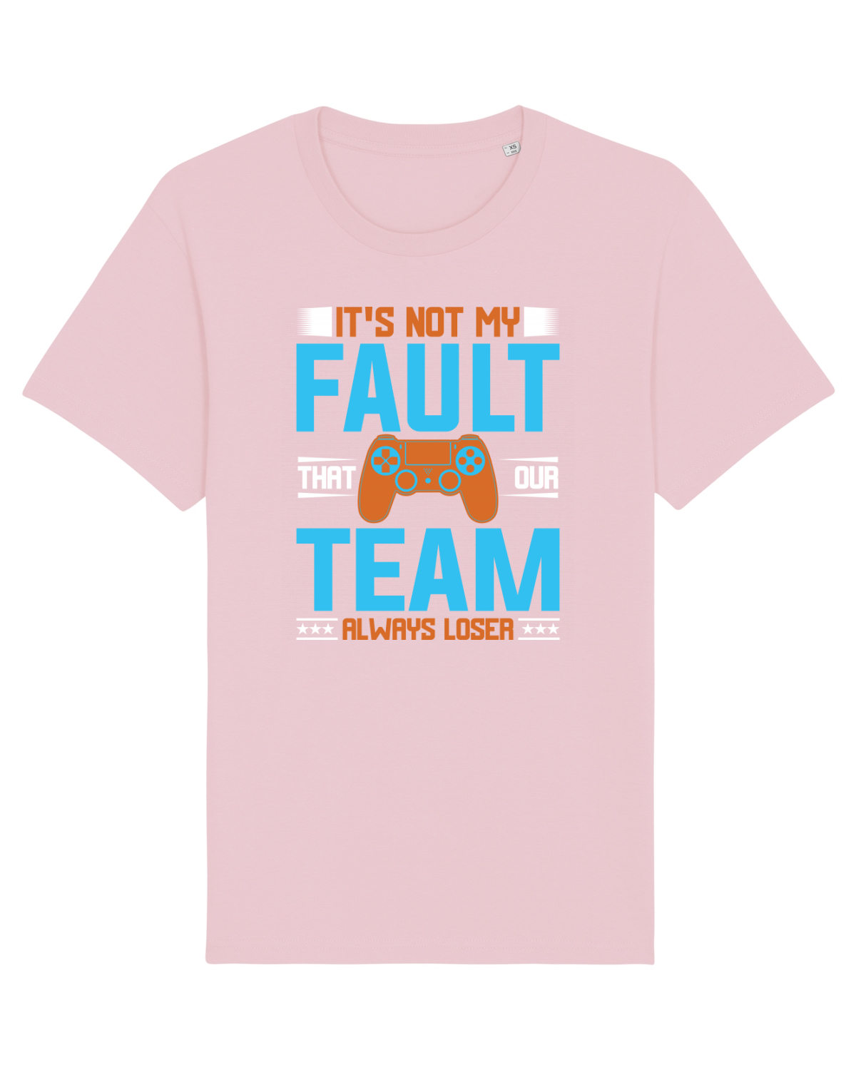 Tricou mânecă scurtă Unisex Rocker Cotton Pink
