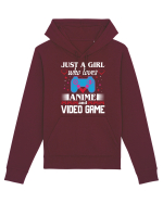 Just A Girl Who Loves Anime And Games Hanorac Unisex Drummer