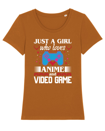 Just A Girl Who Loves Anime And Games Roasted Orange