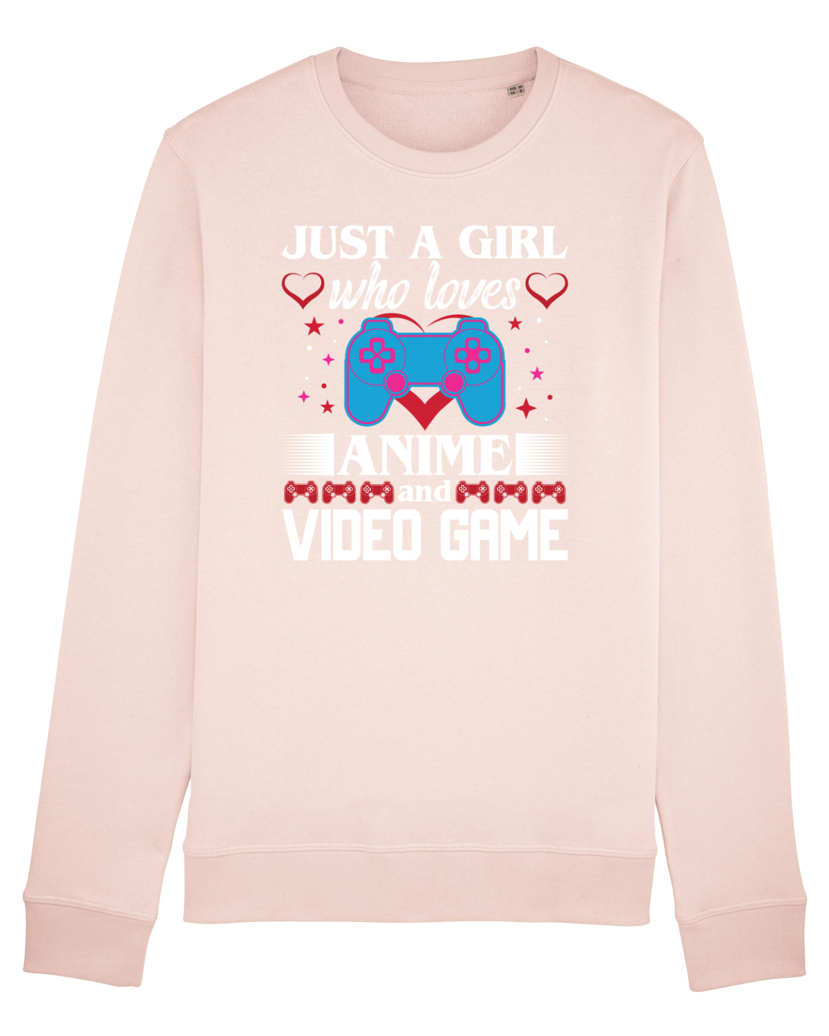 Bluză mânecă lungă Unisex Rise Candy Pink