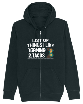 List Of Things I Like: Gaming, Tacos Black