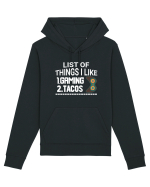 List Of Things I Like: Gaming, Tacos Hanorac Unisex Drummer