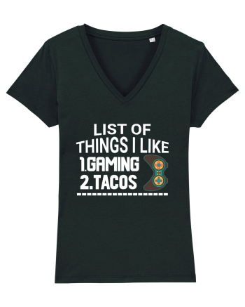 List Of Things I Like: Gaming, Tacos Black