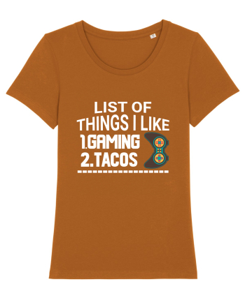 List Of Things I Like: Gaming, Tacos Roasted Orange