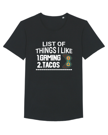List Of Things I Like: Gaming, Tacos Black