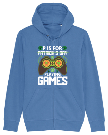 P is for Playing Games Bright Blue