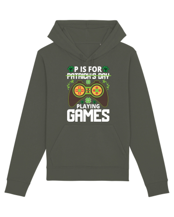 P is for Playing Games Khaki