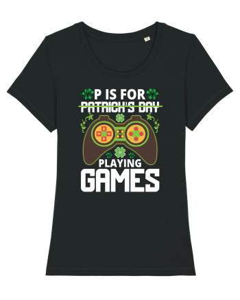 P is for Playing Games Black