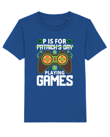P is for Playing Games Majorelle Blue