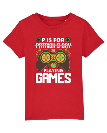 P is for Playing Games Red