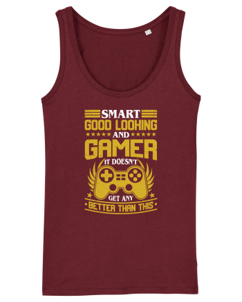 Smart Good Looking And Gamer It Doesn't Get Any Better Than This Burgundy
