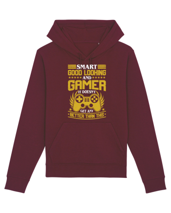 Smart Good Looking And Gamer It Doesn't Get Any Better Than This Burgundy