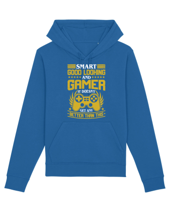 Smart Good Looking And Gamer It Doesn't Get Any Better Than This Royal Blue