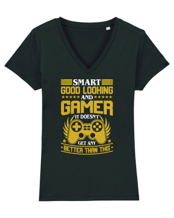 Smart Good Looking And Gamer It Doesn't Get Any Better Than This Black