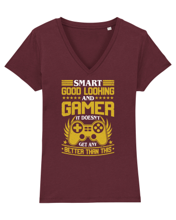 Smart Good Looking And Gamer It Doesn't Get Any Better Than This Burgundy