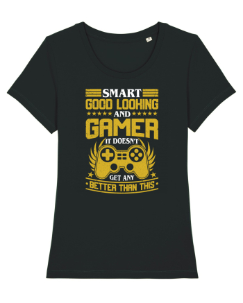 Smart Good Looking And Gamer It Doesn't Get Any Better Than This Black