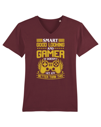 Smart Good Looking And Gamer It Doesn't Get Any Better Than This Burgundy