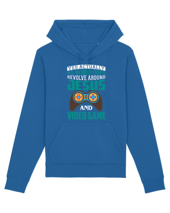 Yes Actually My World Does Revolve Around Jesus And Video Game Royal Blue