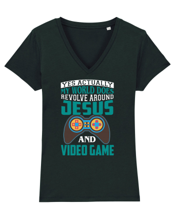 Yes Actually My World Does Revolve Around Jesus And Video Game Black