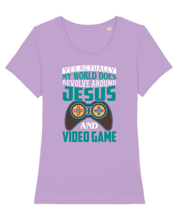 Yes Actually My World Does Revolve Around Jesus And Video Game Lavender Dawn