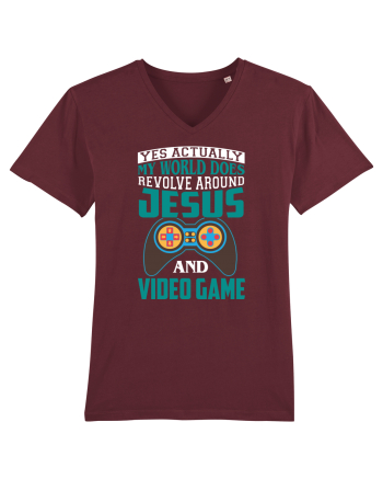 Yes Actually My World Does Revolve Around Jesus And Video Game Burgundy