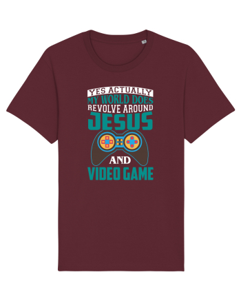 Yes Actually My World Does Revolve Around Jesus And Video Game Burgundy