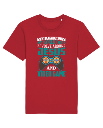 Yes Actually My World Does Revolve Around Jesus And Video Game Red