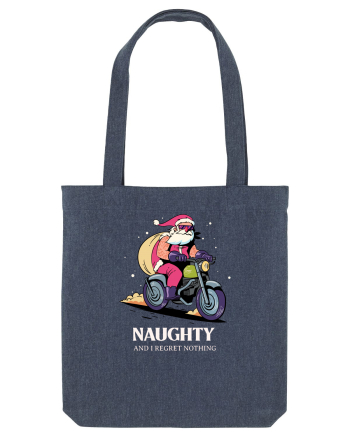 Naughty and I regret nothing - Biker Claus Midnight Blue