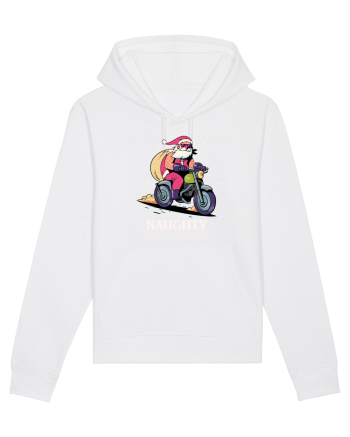 Naughty and I regret nothing - Biker Claus White