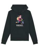 Naughty and I regret nothing - Biker Claus Hanorac Unisex Drummer
