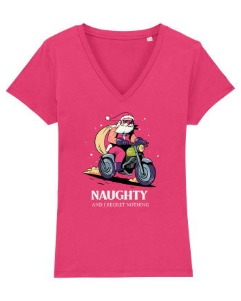Naughty and I regret nothing - Biker Claus Raspberry