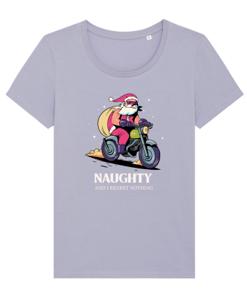 Naughty and I regret nothing - Biker Claus Lavender