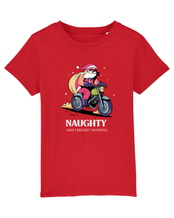 Naughty and I regret nothing - Biker Claus Red
