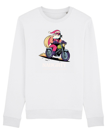 Naughty and I regret nothing - Biker Claus White