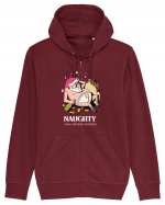 Naughty and I regret nothing - Hangover Claus Hanorac cu fermoar Unisex Connector