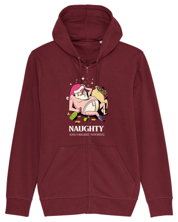 Naughty and I regret nothing - Hangover Claus Burgundy