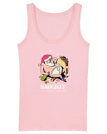 Naughty and I regret nothing - Hangover Claus Cotton Pink