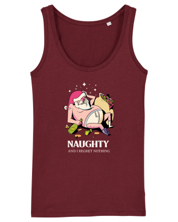 Naughty and I regret nothing - Hangover Claus Burgundy