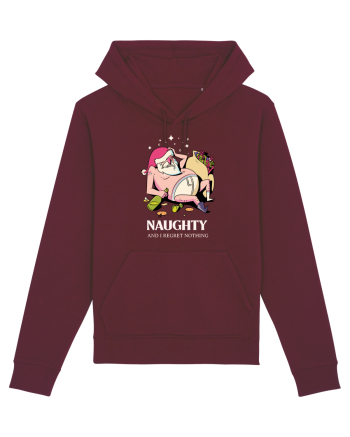 Naughty and I regret nothing - Hangover Claus Burgundy