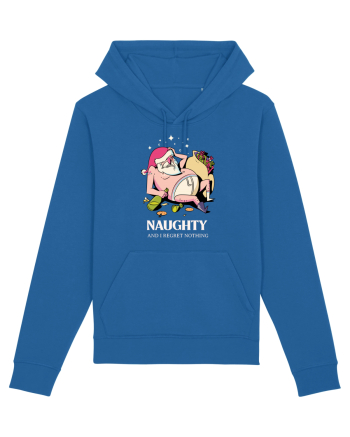 Naughty and I regret nothing - Hangover Claus Royal Blue
