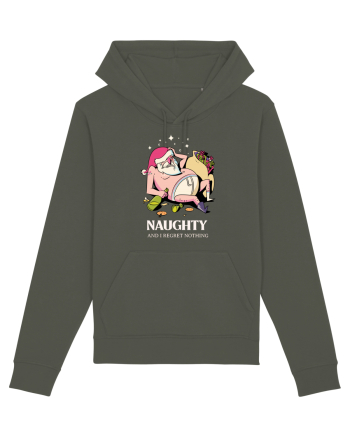 Naughty and I regret nothing - Hangover Claus Khaki