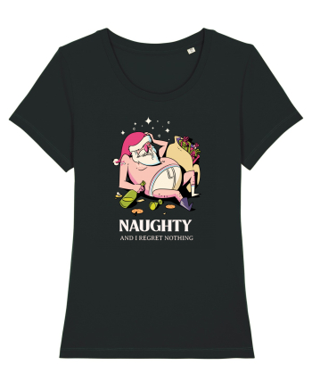 Naughty and I regret nothing - Hangover Claus Black