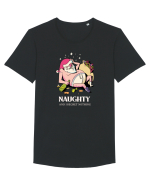 Naughty and I regret nothing - Hangover Claus Tricou mânecă scurtă guler larg Bărbat Skater