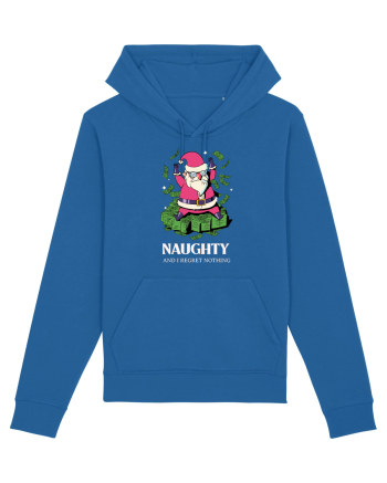 Naughty and I regret nothing - Rich Claus Royal Blue
