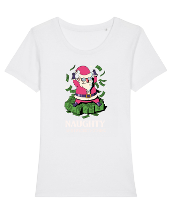 Naughty and I regret nothing - Rich Claus White