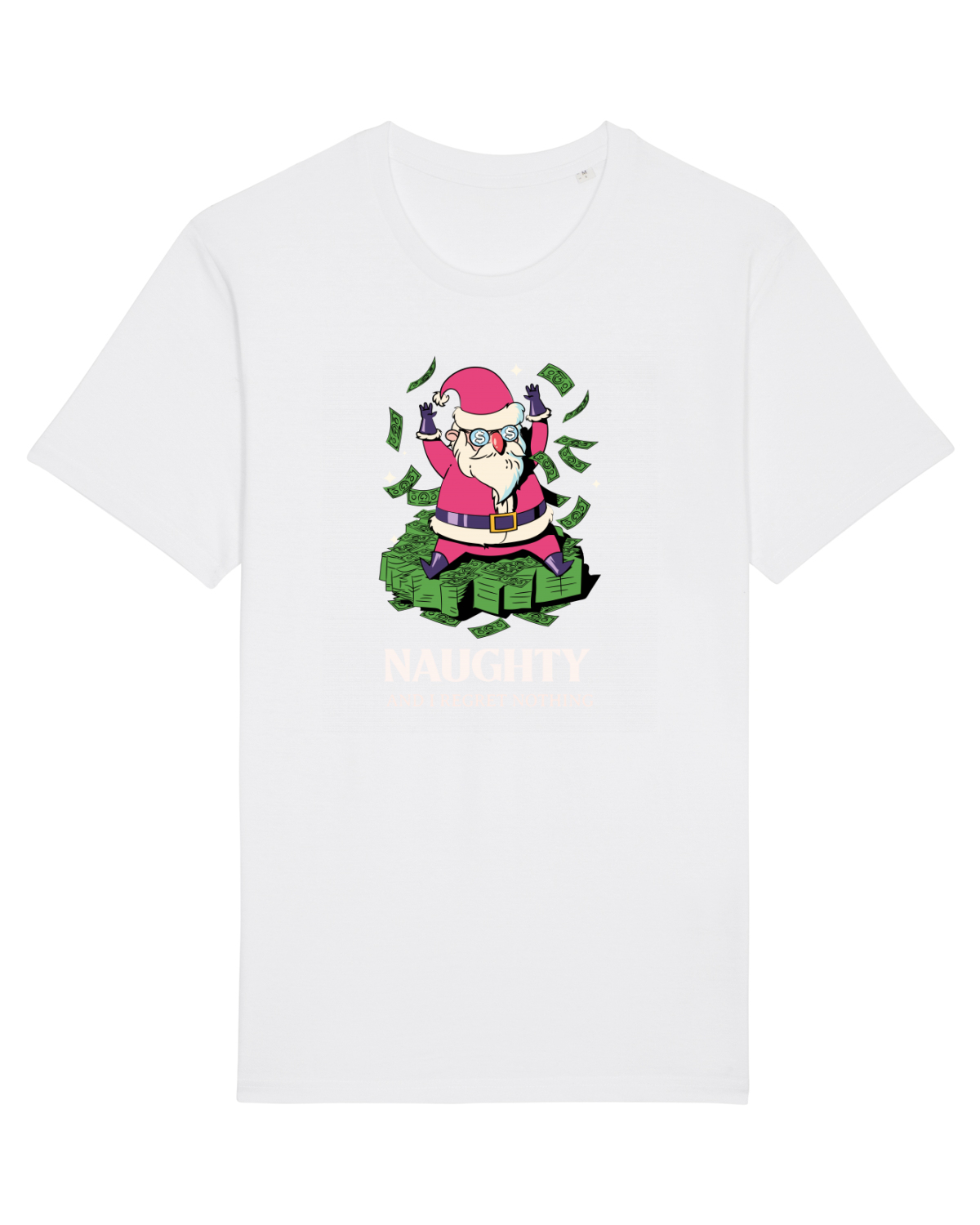 Tricou mânecă scurtă Unisex Rocker White