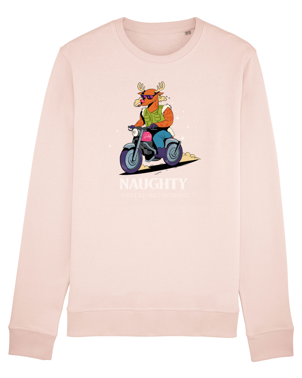 Bluză mânecă lungă Unisex Rise Candy Pink