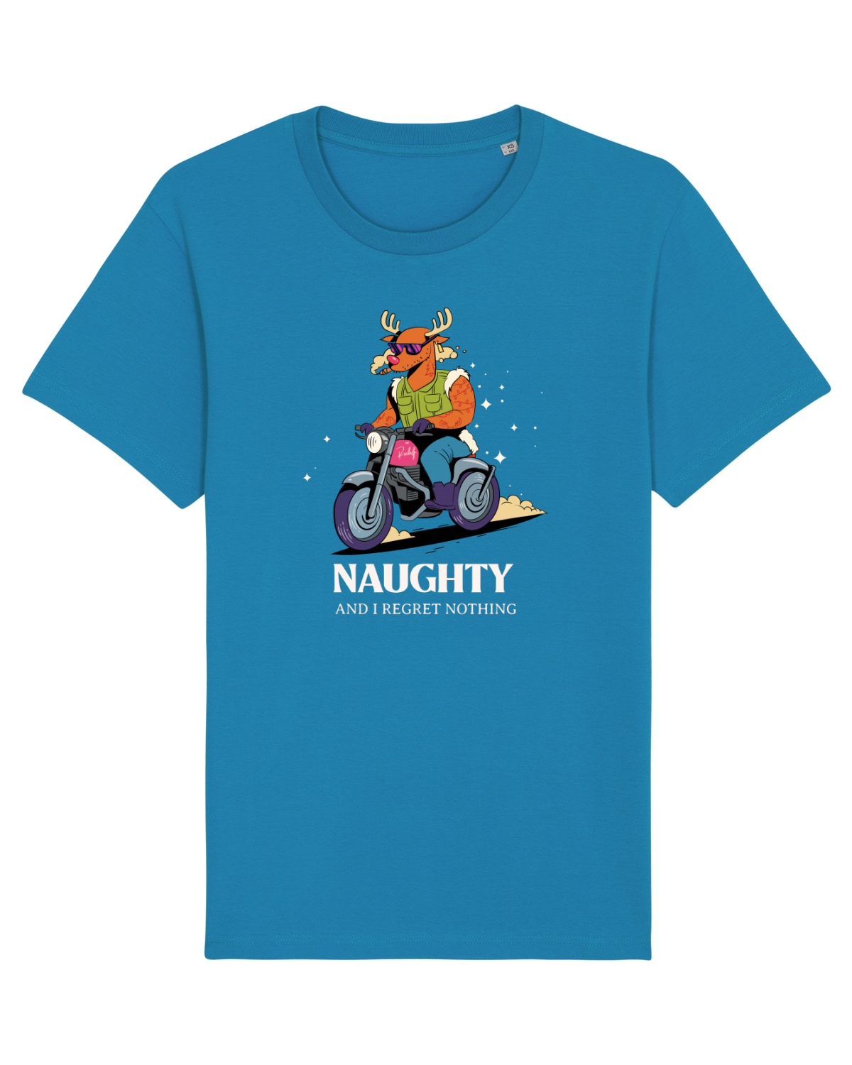 Tricou mânecă scurtă Unisex Rocker Azur