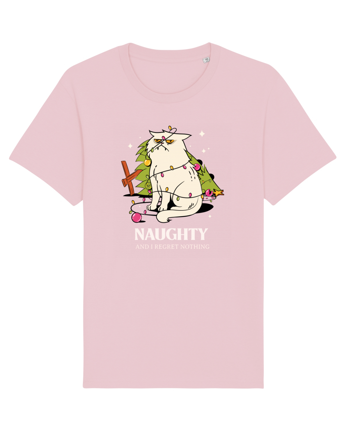 Tricou mânecă scurtă Unisex Rocker Cotton Pink