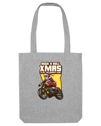 Rock n roll Christmas - Biker Santa Heather Grey